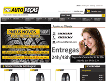 Tablet Screenshot of pmautopecas.com